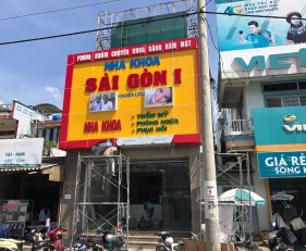MẶT DỰNG ALUMINIUM - NHA KHOA SÀI GÒN CN BẾN LỨC